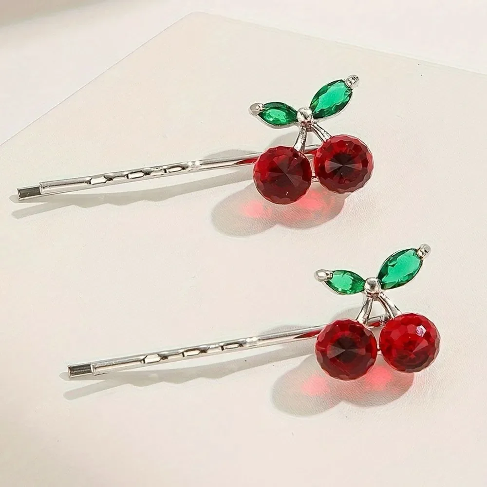 Cherry  hair clips N743